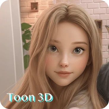 Toon 3D style: a three-dimensional cartoon portrait